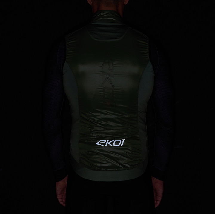 GILET EKOI PERF WINDPROOF LIGHT LASER OLIVE