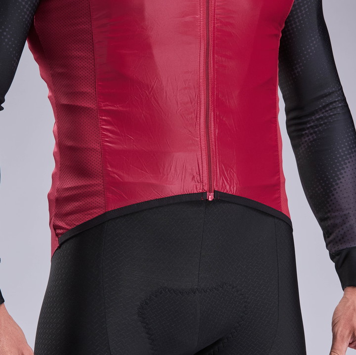 Gilet coupe vent EKOI Perf WINDPROOF LIGHT LASER Rhubarbe