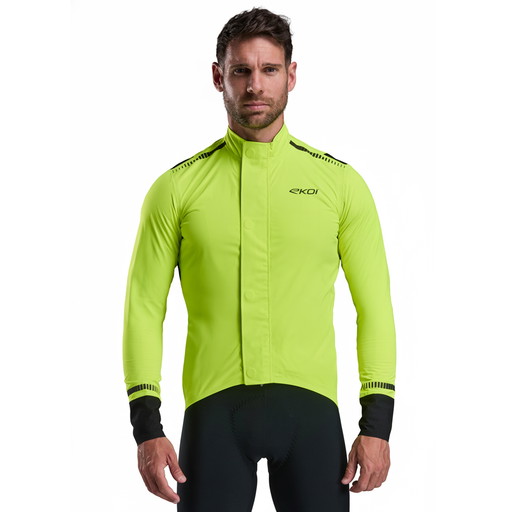 Giacca EKOI Racing Pro WATERPROOF MAGNETIC giallo fluo