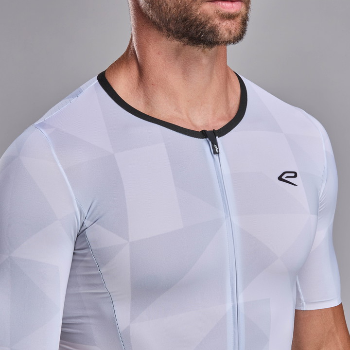 COMBINAISON TRIATHLON PERF EKOI POLYGONE BLANC
