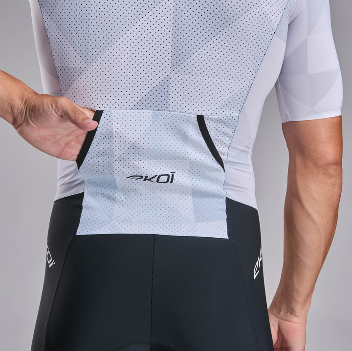 Combinaison triathlon EKOI Perf POLYGONE Blanc