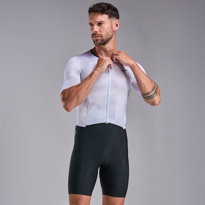 Combinaison triathlon EKOI Perf POLYGONE Blanc