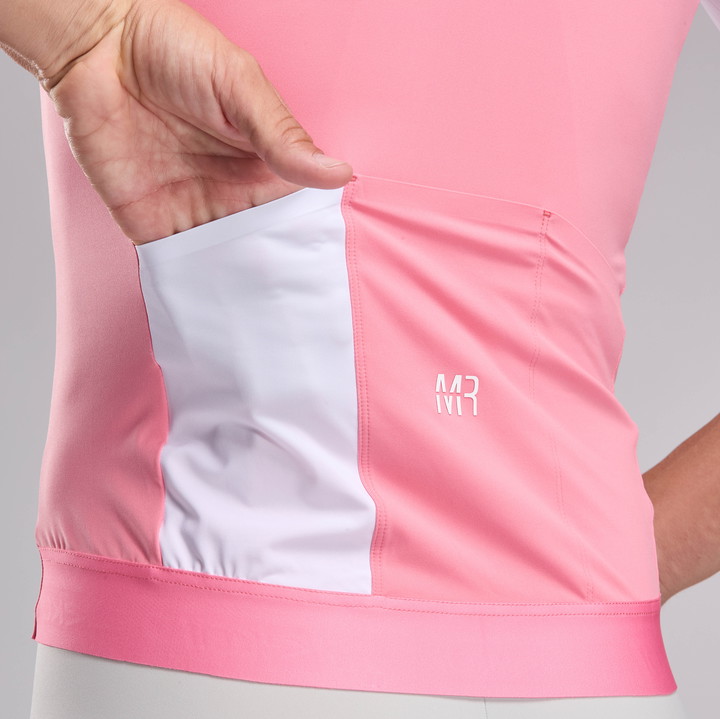 MAILLOT RACING EKOI X MARION ROUSSE ROSE