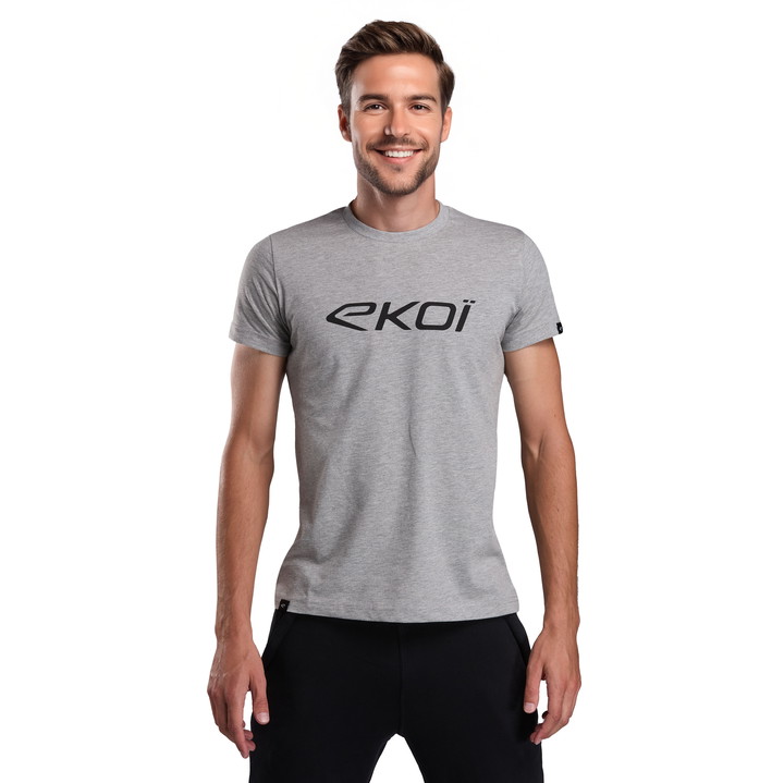 T-shirt EKOI Crew Gris