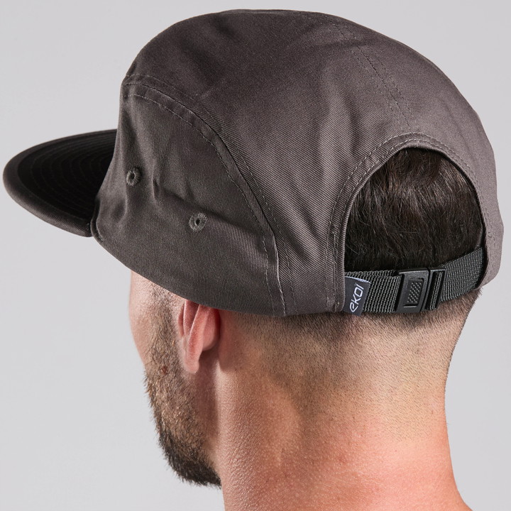 Casquette EKOI 5 PANEL Grise