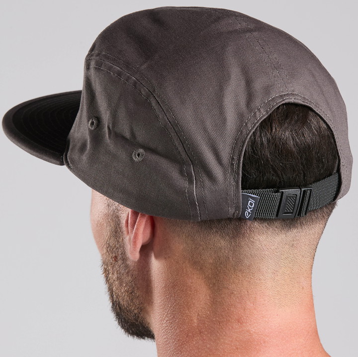 Casquette EKOI 5 PANEL Grise