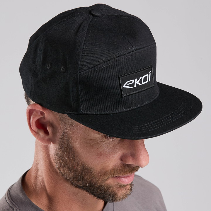 Casquette EKOI 5 PANEL Noir