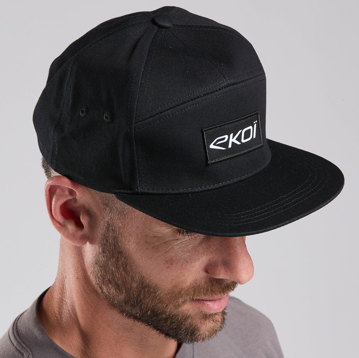 Casquette EKOI 5 PANEL Noir