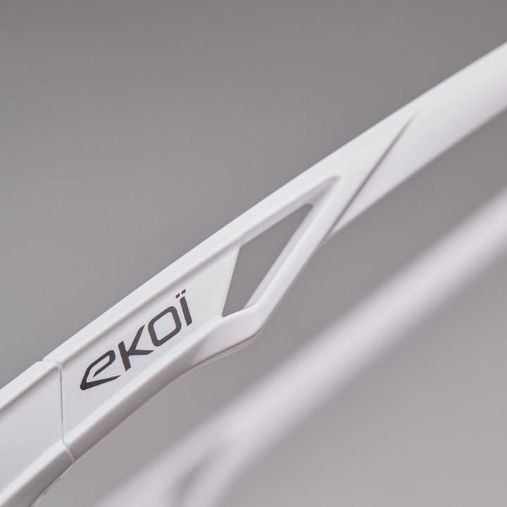 EKOI VISION Fietsbril Wit Revo Rood Cat3