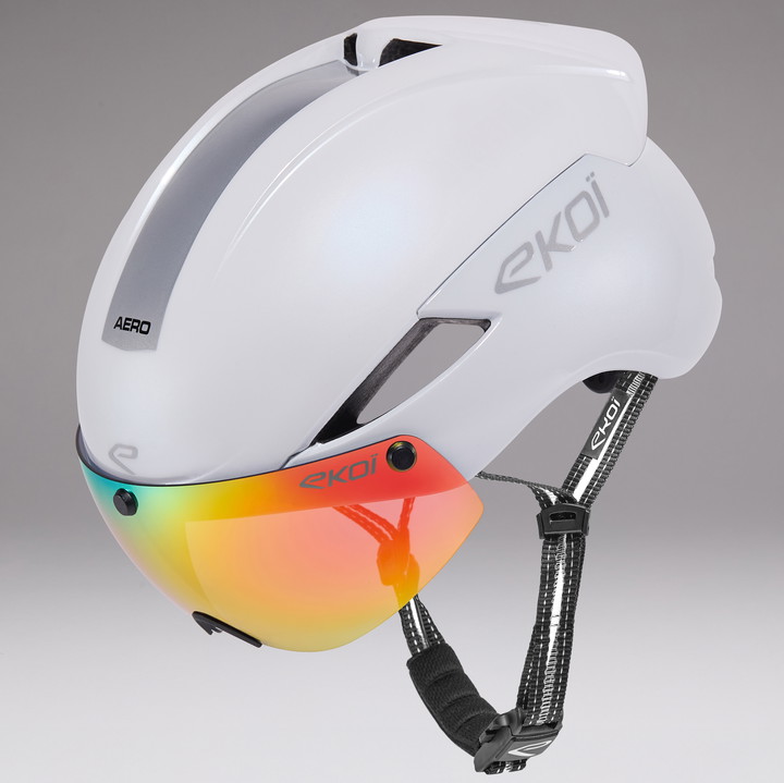 Casque EKOI Perf AERO16 Blanc Gris