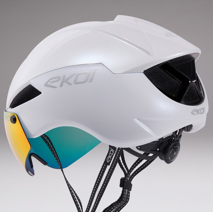 Casque EKOI Perf AERO16 Blanc Gris