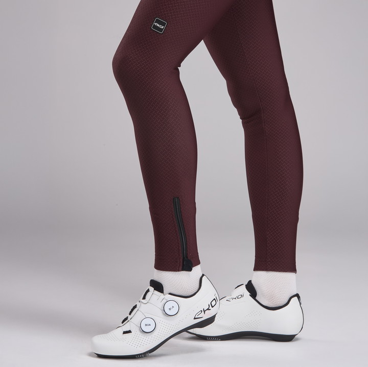 COLLANT FEMME EKOI PERF GEL POWER CROSS BORDEAUX