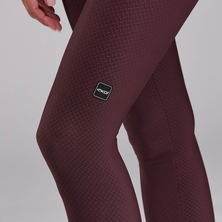 COLLANT FEMME EKOI PERF GEL POWER CROSS BORDEAUX