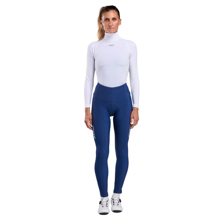 COLLANT SANS BRETELLES FEMME EKOI CONFORT GEL BLEU 