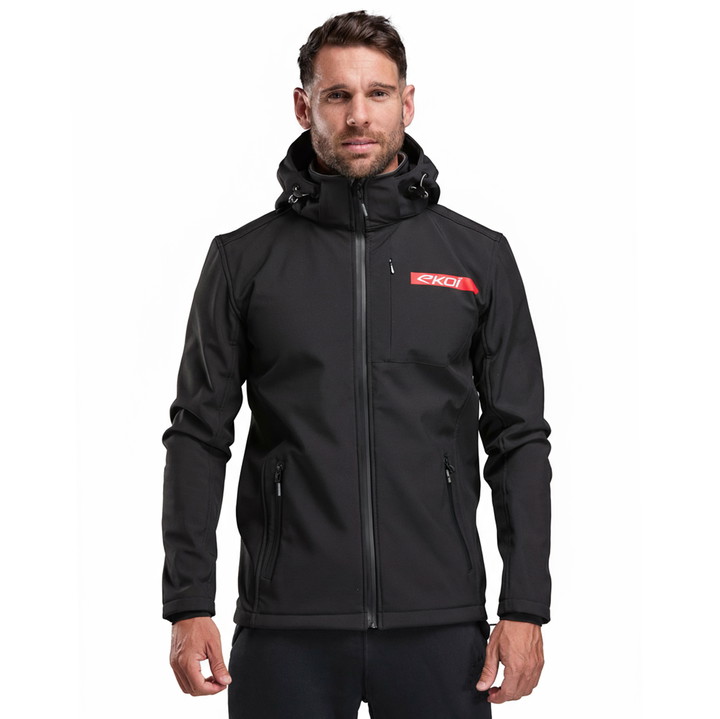 VESTE THERMIQUE EKOI PERF SOFTSHELL NOIR