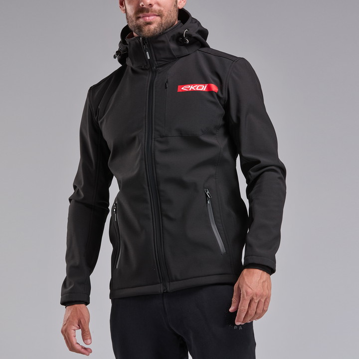 VESTE EKOI PERF SOFTSHELL NOIR