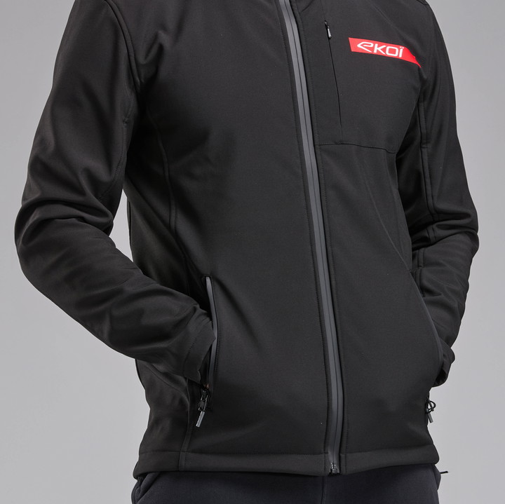 VESTE EKOI PERF SOFTSHELL NOIR