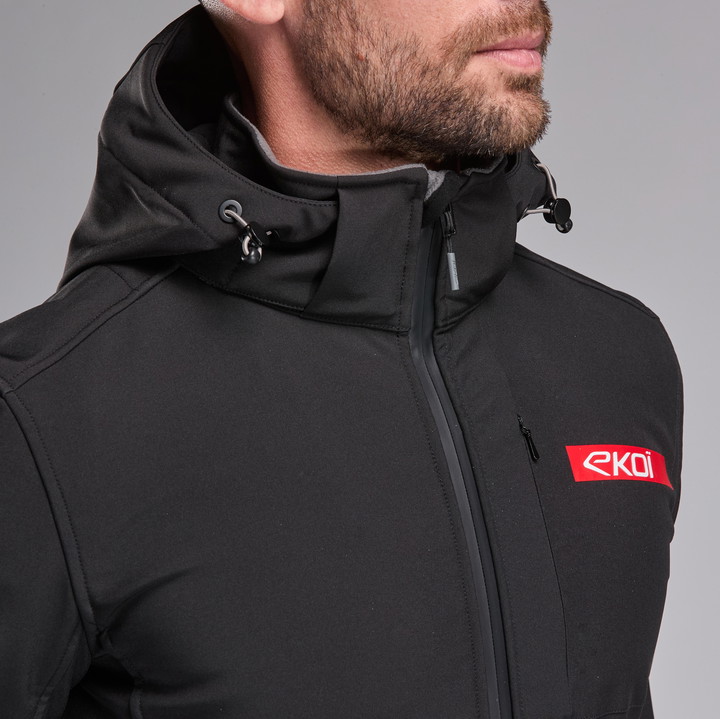 VESTE EKOI PERF SOFTSHELL NOIR