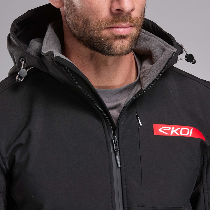VESTE EKOI PERF SOFTSHELL NOIR