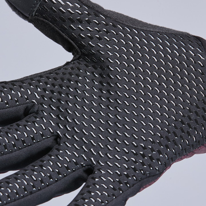 Rękawiczki damskie zimowe EKOI Perf GRIP LINE Bordowe