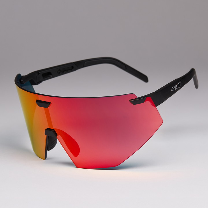 black silver + full revo chrome red cat 3