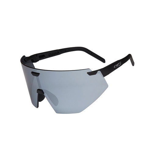 Bril EKOI Racing AEROLITE Zwart Zilver MIRROR Platinium Cat3