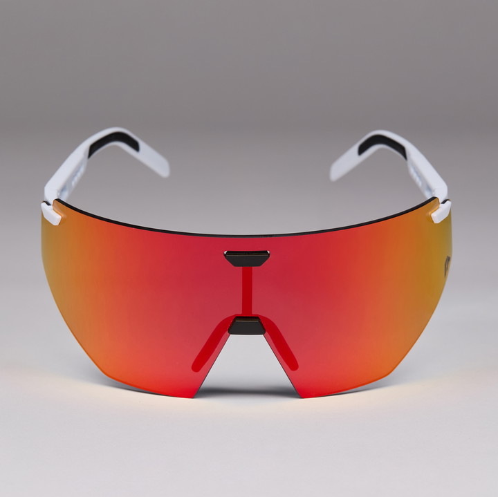 ltd FABIO ARU white silver +  full revo chrome red cat 3 