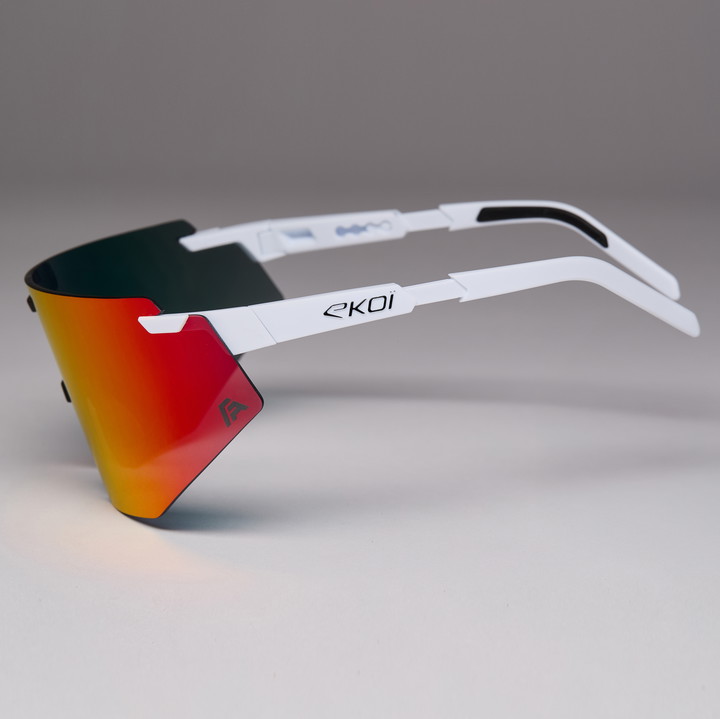 ltd FABIO ARU white silver +  full revo chrome red cat 3 