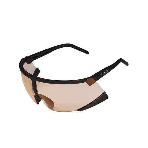 Fietsbril EKOI Racing S-AERO Zwart Zilver ZEISS AR Rood Cat0