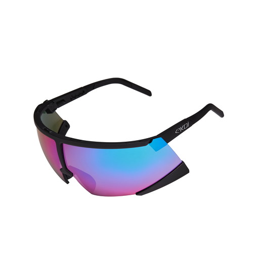 Fietsbril EKOI Racing S-AERO Zwart Zilver ZEISS Turquoise Cat3
