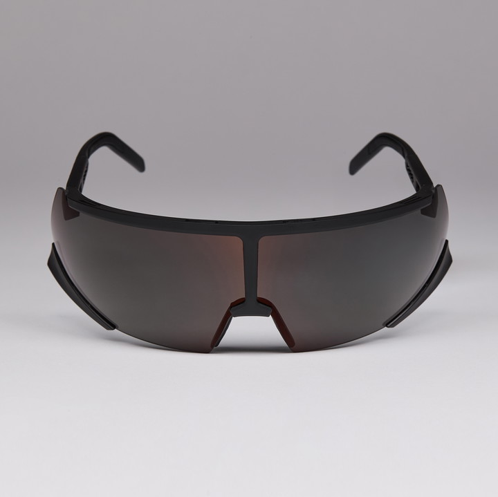 EKOI Racing S-AERO Schwarz Silber ZEISS Black Hole Cat3 Radbrille