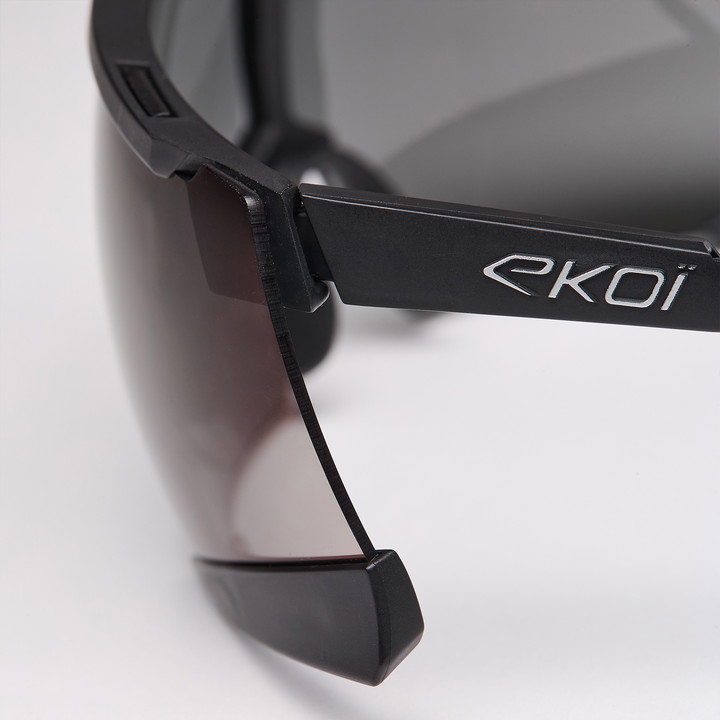 Okulary EKOI Racing S-AERO Noir Silver ZEISS Black Hole Cat3
