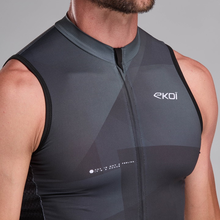 Maglia EKOI LIGHT SPEED senza maniche Nero