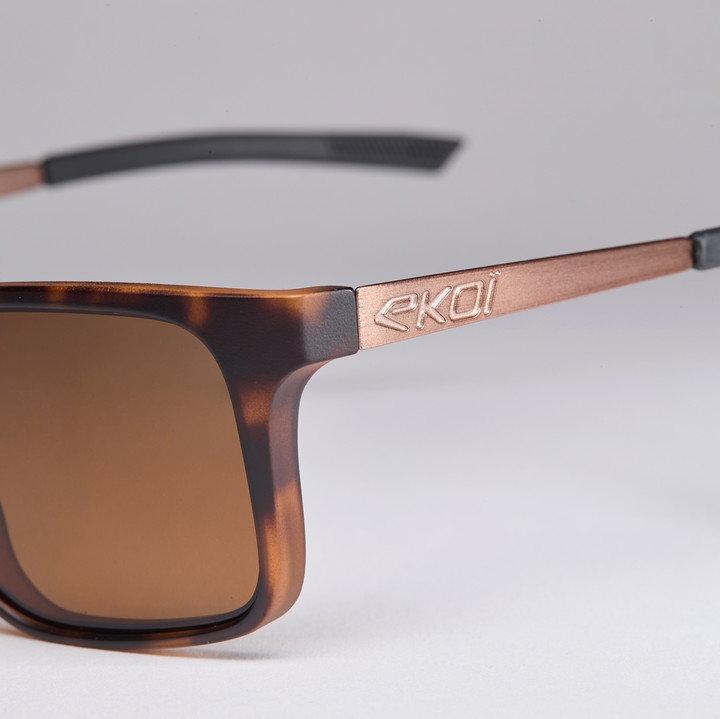 lunettes EKOI CARRES tortoise polar