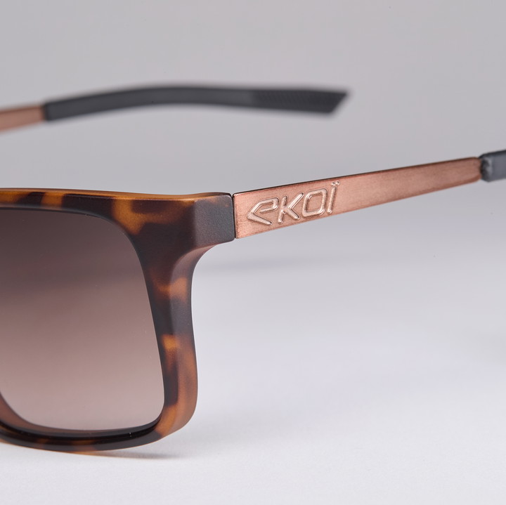 lunettes EKOI CARRES tortoise  marron chocolat
