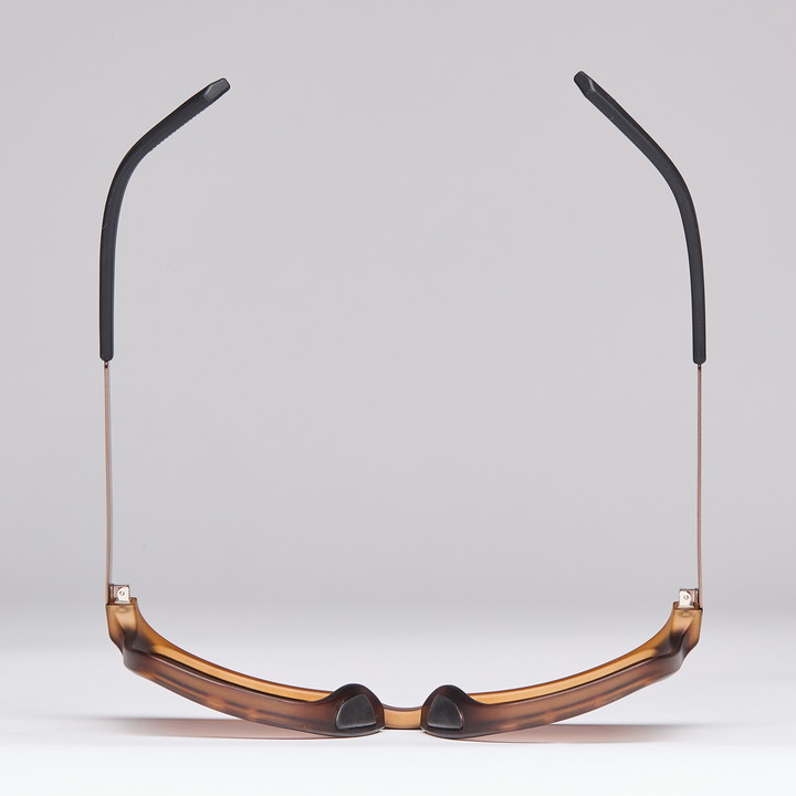 lunettes EKOI CARRES tortoise  marron chocolat
