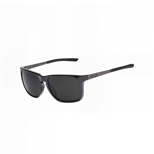 Okulary EKOI Racing LIFESTYLE KWADRATOWE Czarne Polaryzowane