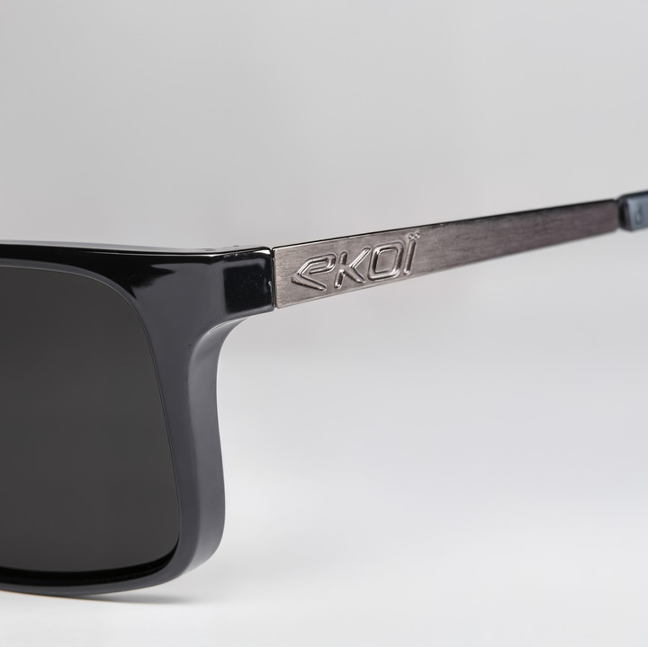 lunettes EKOI CARRES noir brillant polar