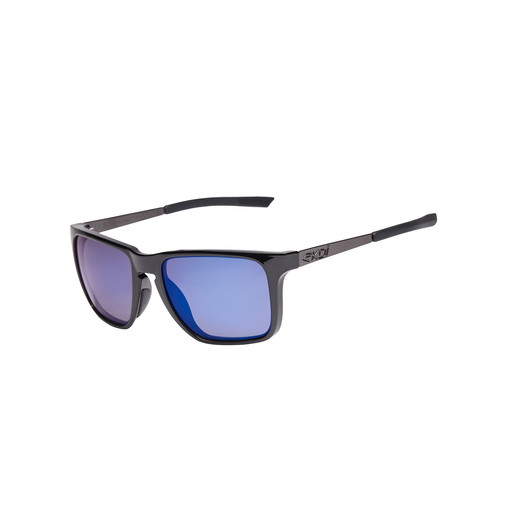 lunettes EKOI CARRES noir brillant bleu nuit