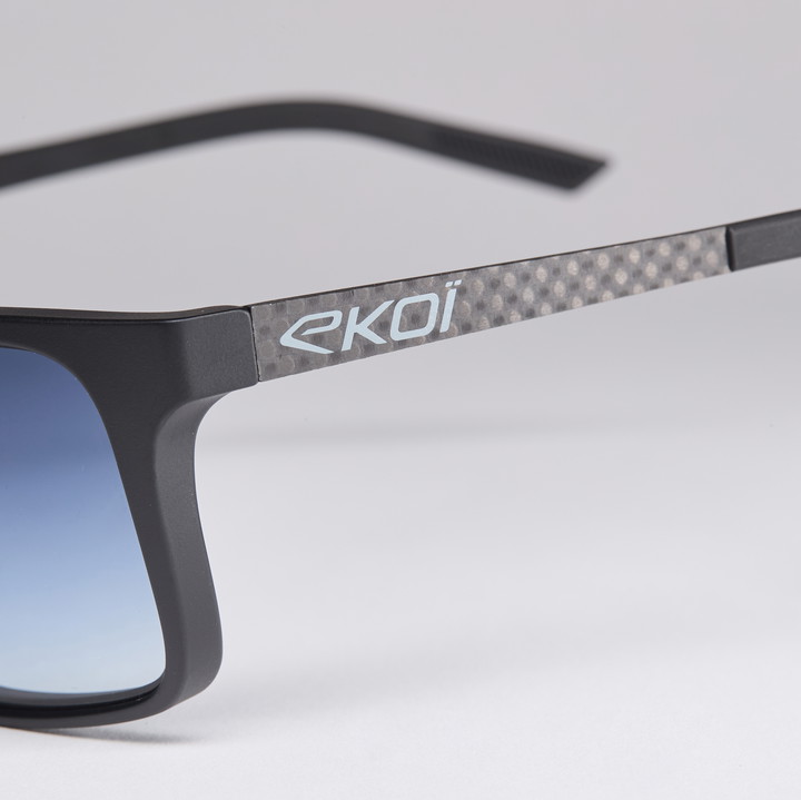 lunettes EKOI CARRES carbon bleu dEgradE