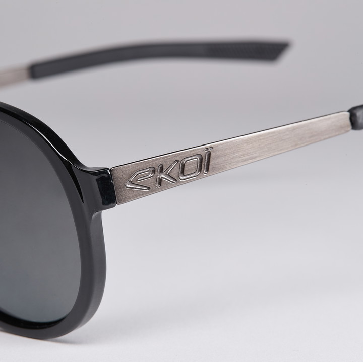 lunettes EKOI PILOT noir brillant polar