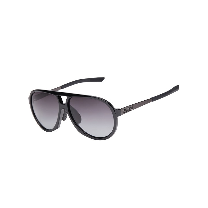 lunettes EKOI PILOT noir brillant noir dgrad