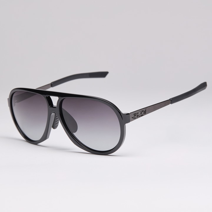 lunettes EKOI PILOT noir brillant noir dgrad