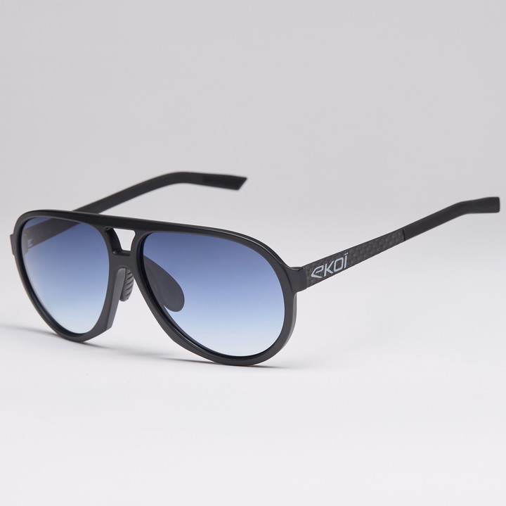 lunettes EKOI PILOT carbon bleu dgrad