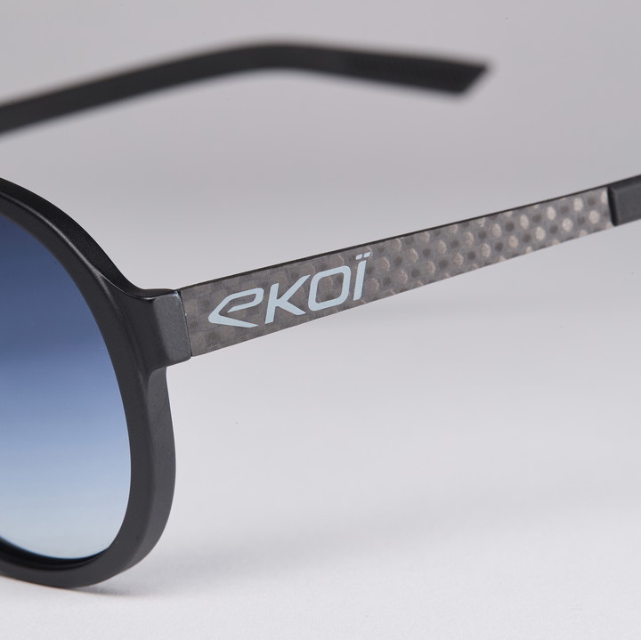 lunettes EKOI PILOT carbon bleu dgrad