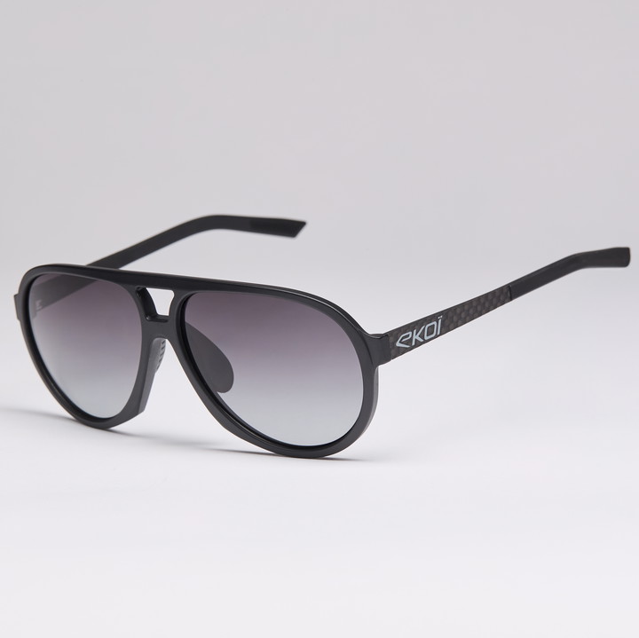 lunettes EKOI PILOT carbon noir dgrad