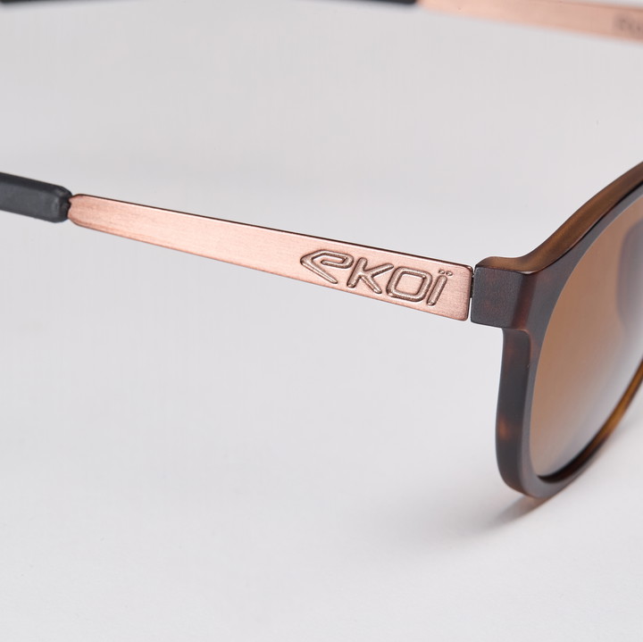 lunettes EKOI RONDES tortoise polar