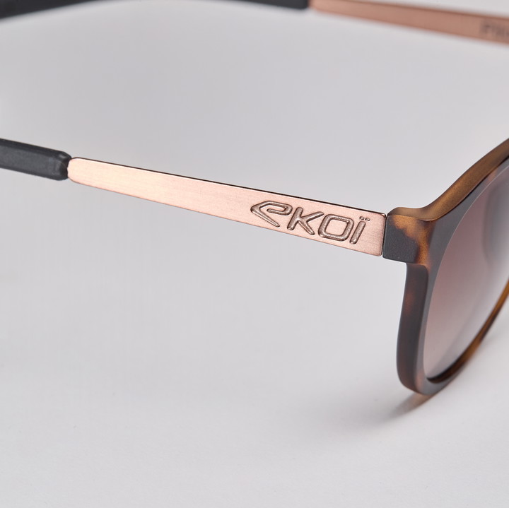 lunettes EKOI RONDES tortoise marron dgrad