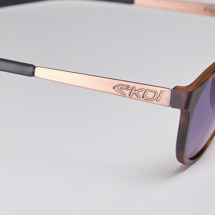 lunettes EKOI RONDES tortoise bleu nuit