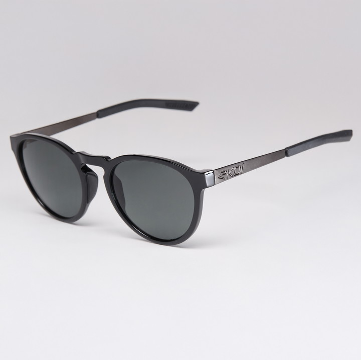 lunettes EKOI RONDES noir brillant polar